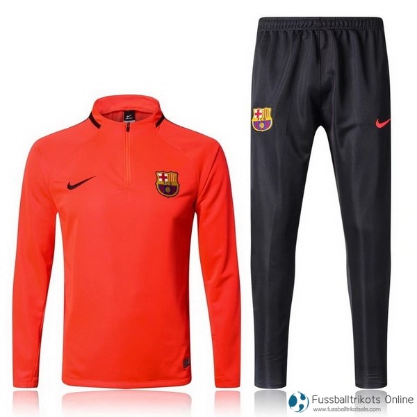 Barcelona Trainingsanzug 2017/18 Orange Marine Fussballtrikots Günstig